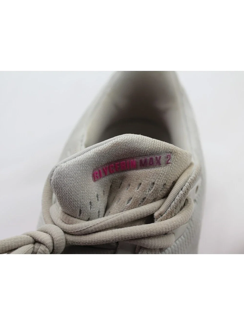 Brooks Glycerin Max 2 Women’s Size 8 Cushion Road Running Shoes Oyster Pink